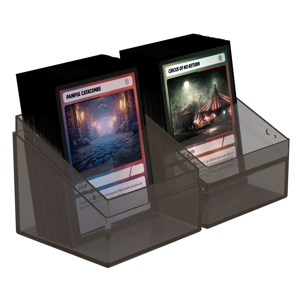 Ultimate Guard Boulder 100+ Clear - Onyx: Deck Box Trasparente per 100 Carte