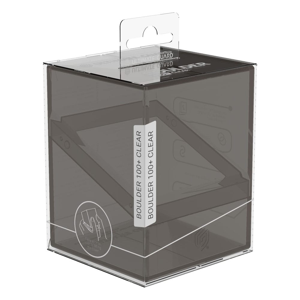 Ultimate Guard Boulder 100+ Clear - Onyx: Deck Box Trasparente per 100 Carte
