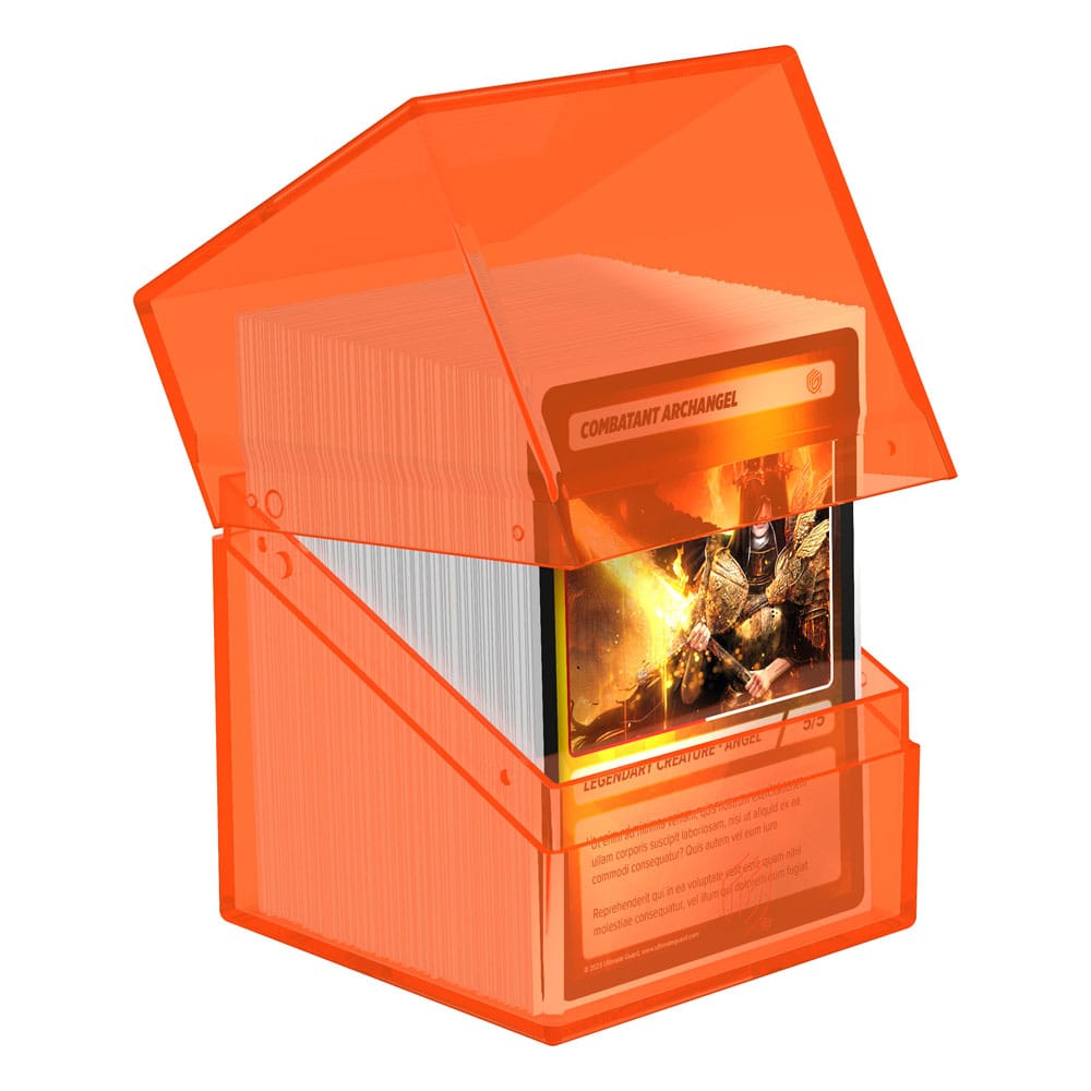 Ultimate Guard Boulder 100+ Clear - Poppy Topaz: Deck Box Trasparente per 100 Carte