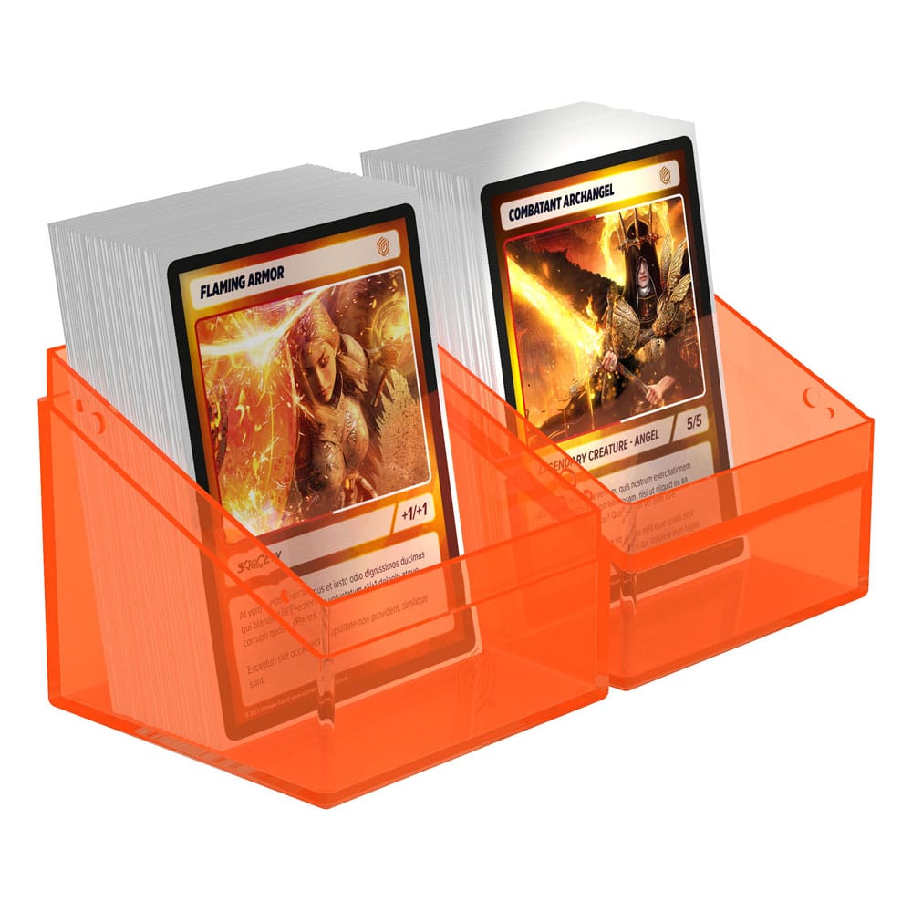 Ultimate Guard Boulder 100+ Clear - Poppy Topaz: Deck Box Trasparente per 100 Carte