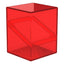 Ultimate Guard Boulder 100+ Clear Ruby - Portadeck trasparente per 100 carte doppie
