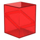 Ultimate Guard Boulder 100+ Clear Ruby - Portadeck trasparente per 100 carte doppie