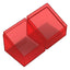 Ultimate Guard Boulder 100+ Clear Ruby - Portadeck trasparente per 100 carte doppie