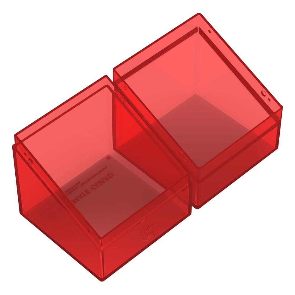 Ultimate Guard Boulder 100+ Clear Ruby - Portadeck trasparente per 100 carte doppie