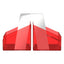 Ultimate Guard Boulder 100+ Clear Ruby - Portadeck trasparente per 100 carte doppie