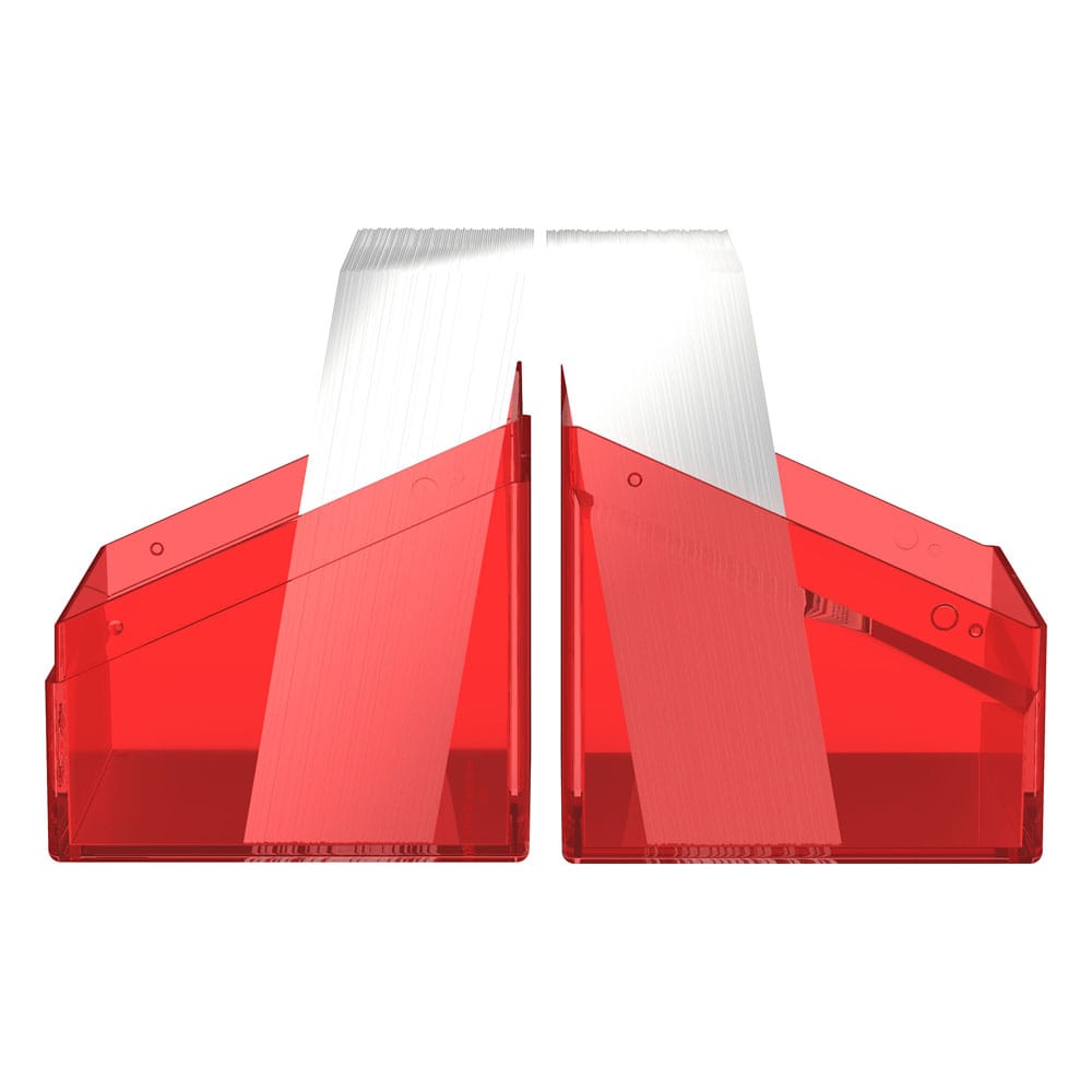 Ultimate Guard Boulder 100+ Clear Ruby - Portadeck trasparente per 100 carte doppie