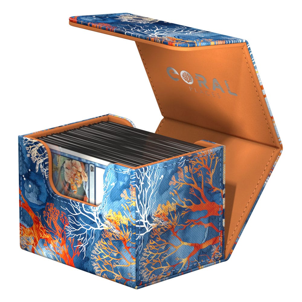 Ultimate Guard Sidewinder 100+ Xenoskin 2025 Exclusive "Coral Places" - Fiery Reef - Portacarte Magnetico