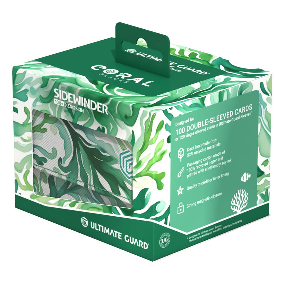 Ultimate Guard Sidewinder 100+ Xenoskin 2025 Exclusive "Coral Places" - Kelp Forest, portacarte rigido per carte collezionabili