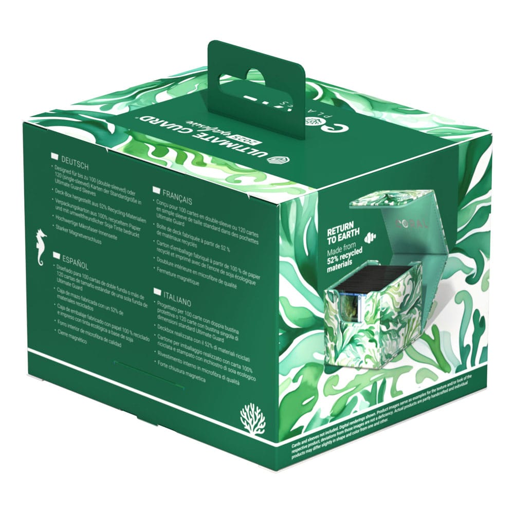 Ultimate Guard Sidewinder 100+ Xenoskin 2025 Exclusive "Coral Places" - Kelp Forest, portacarte rigido per carte collezionabili