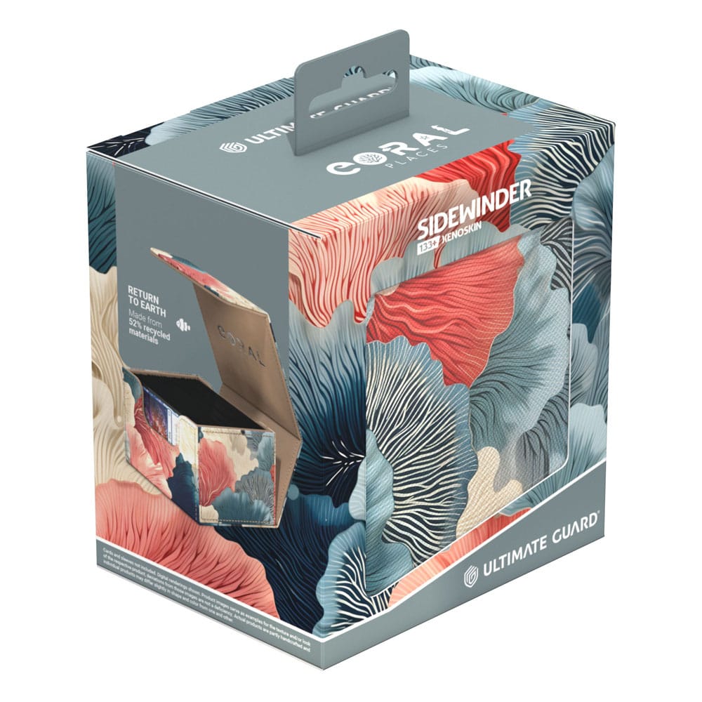 Ultimate Guard Sidewinder 133+ Xenoskin "Coral Places" - Reef Flowers, Deckbox per Carte