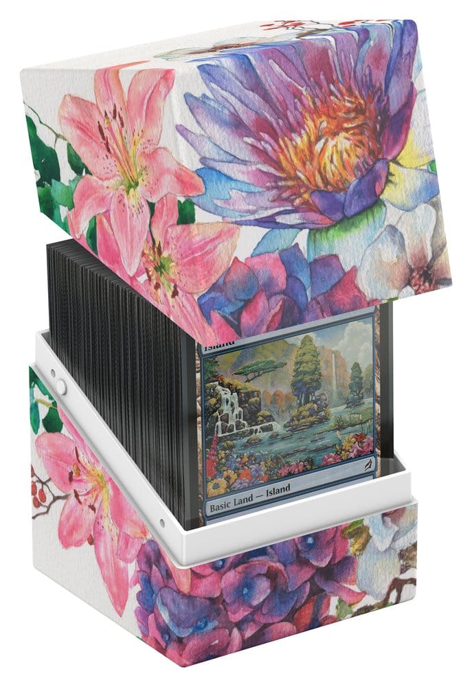 Ultimate Guard RTE Boulder 100+ Floral Places - Lotus Bloom Portacarte per TCG
