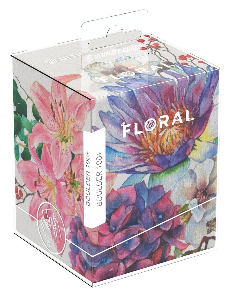 Ultimate Guard RTE Boulder 100+ Floral Places - Lotus Bloom Portacarte per TCG