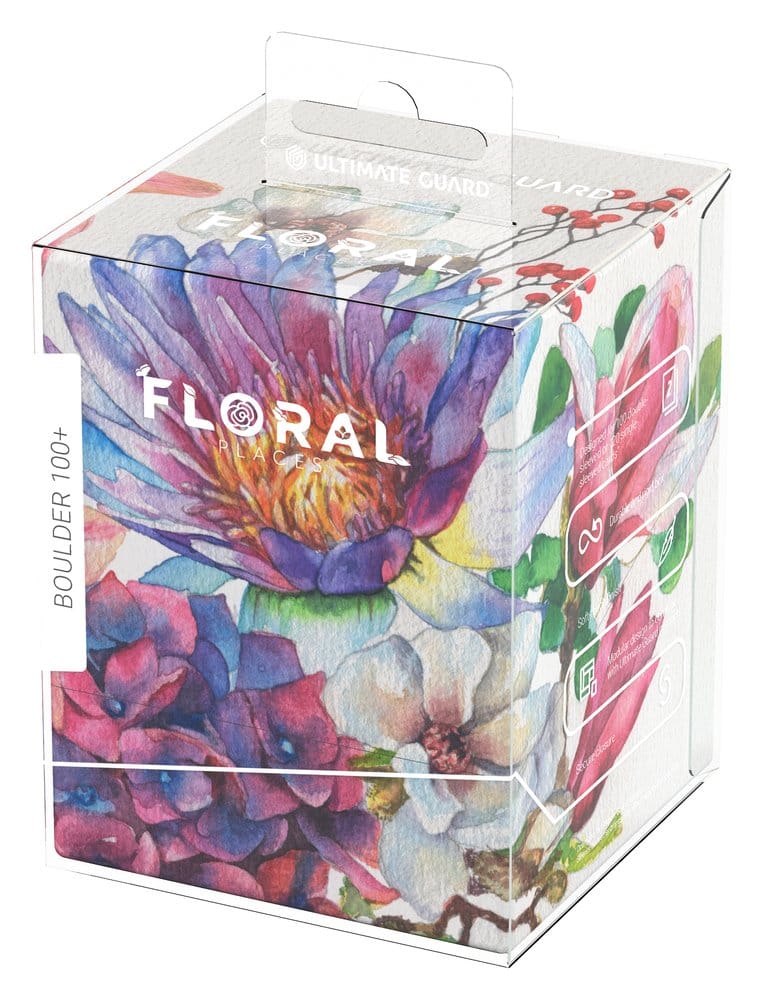 Ultimate Guard RTE Boulder 100+ Floral Places - Lotus Bloom Portacarte per TCG