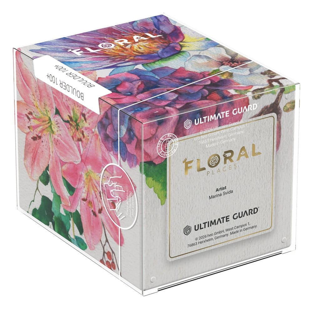 Ultimate Guard RTE Boulder 100+ Floral Places - Lotus Bloom Portacarte per TCG