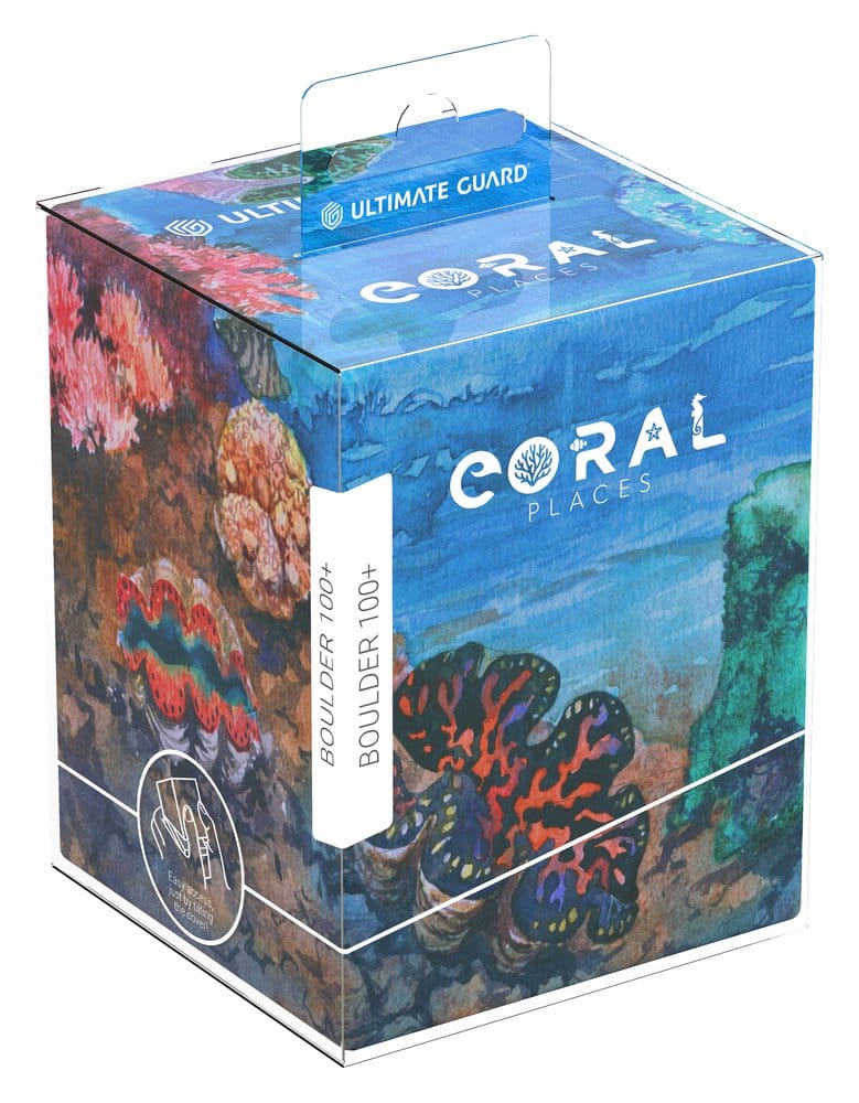 Ultimate Guard RTE Boulder 100+ Coral Places - Deck Box Seablue Hush