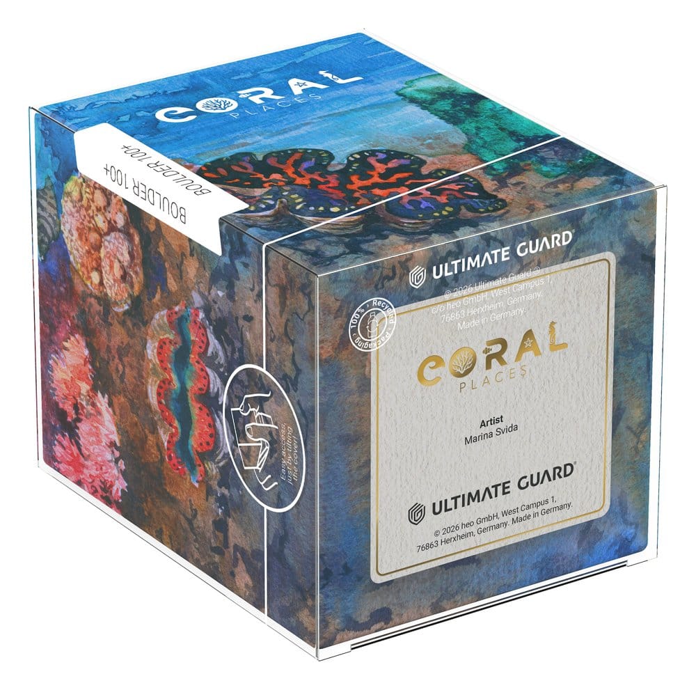 Ultimate Guard RTE Boulder 100+ Coral Places - Deck Box Seablue Hush