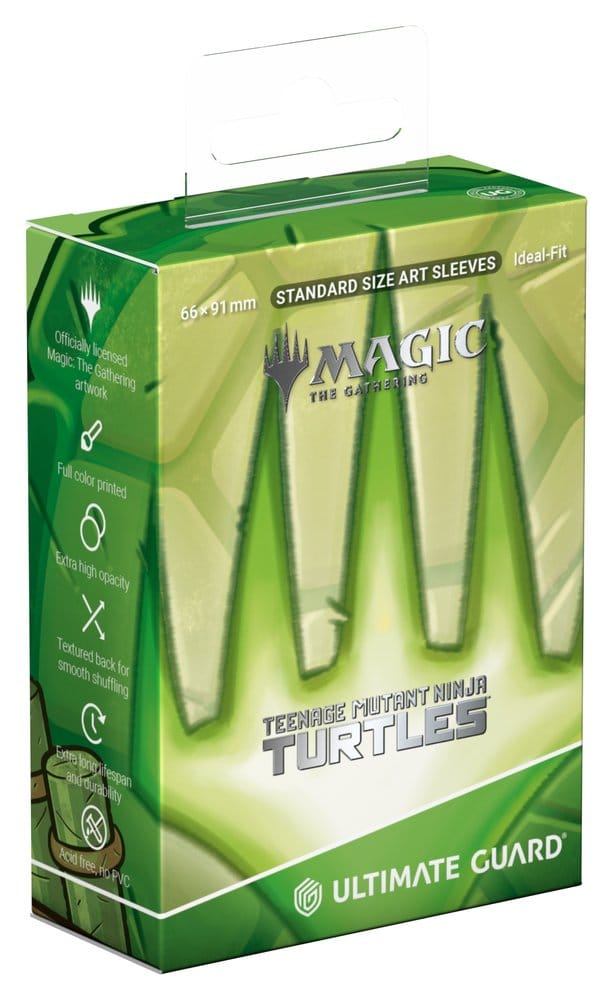 Ultimate Guard Art Sleeves Magic: The Gathering | Tartarughe Ninja - Turtle Planeswalker Symbol - 100 bustine protettive formato standard