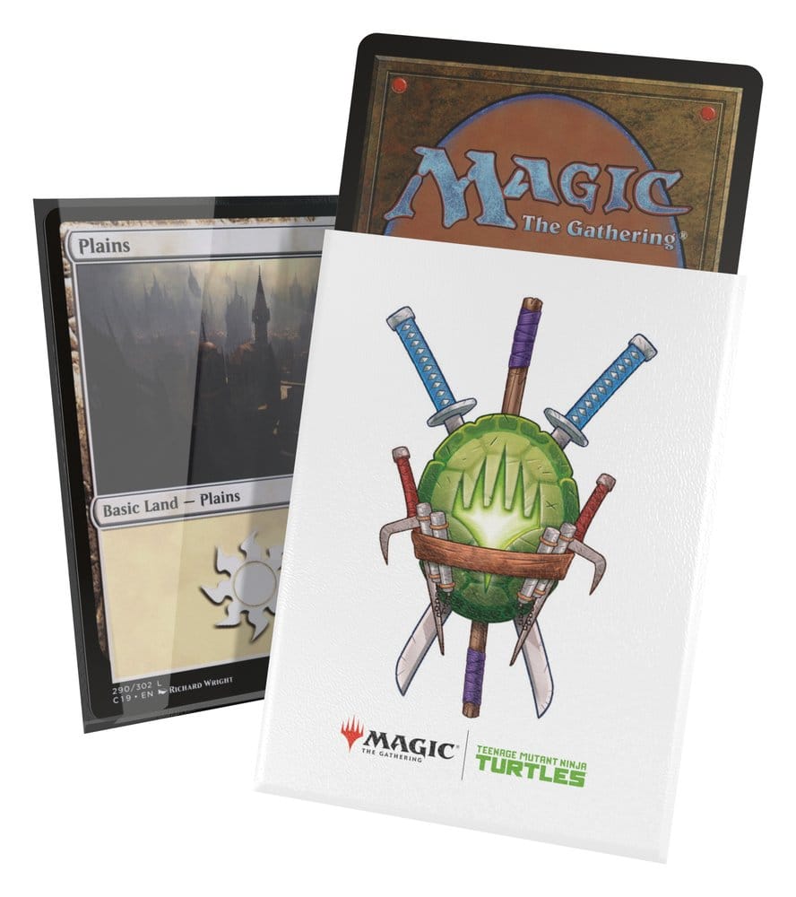 Ultimate Guard Art Sleeves Magic: The Gathering | Tartarughe Ninja - Turtle Planeswalker Symbol - 100 bustine protettive formato standard