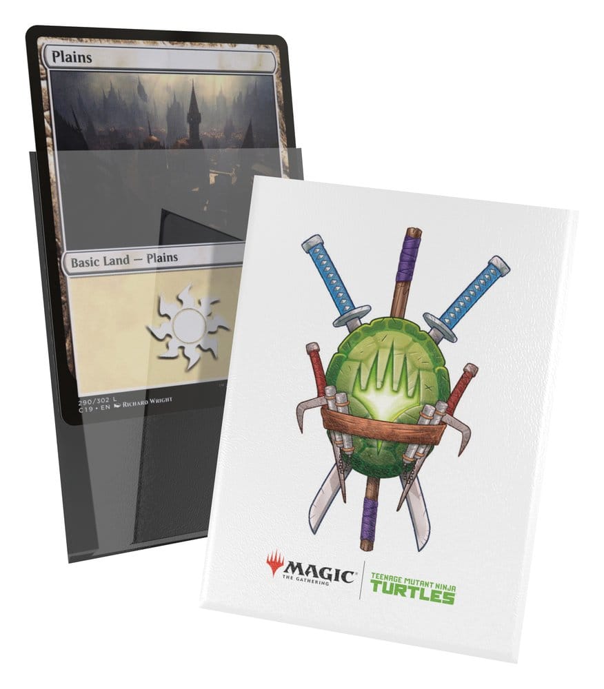 Ultimate Guard Art Sleeves Magic: The Gathering | Tartarughe Ninja - Turtle Planeswalker Symbol - 100 bustine protettive formato standard