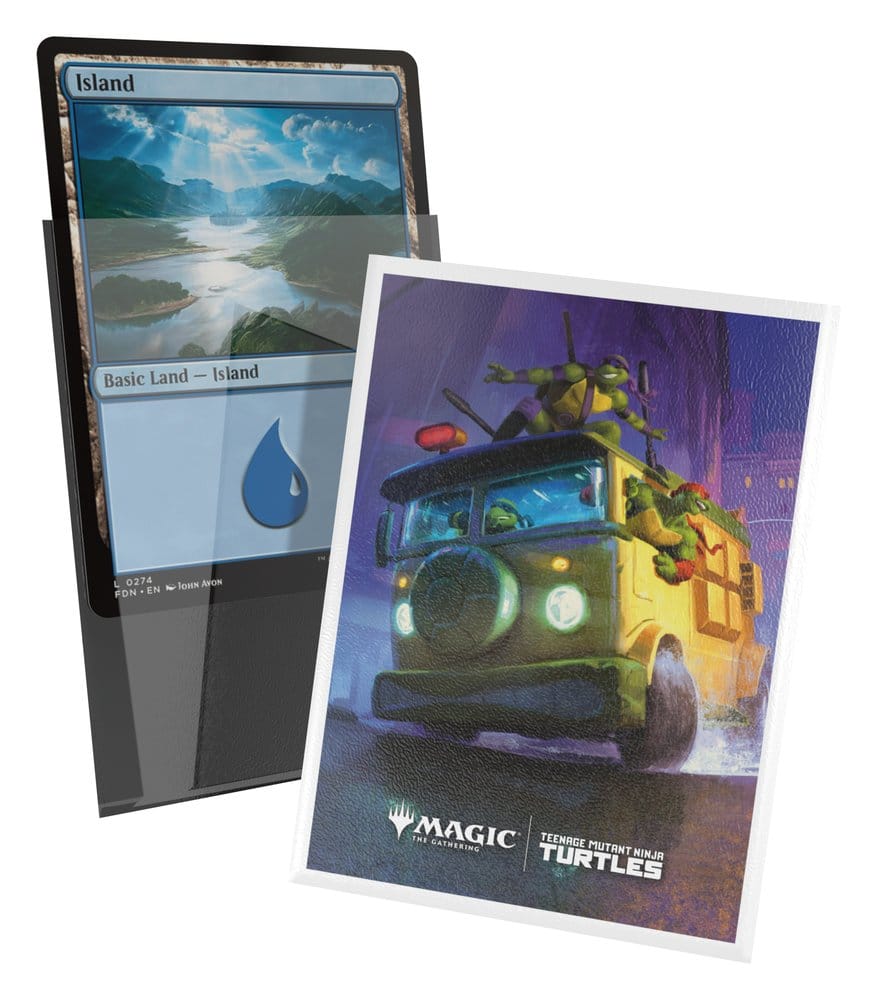 Ultimate Guard Art Sleeves Magic: The Gathering | Tartarughe Ninja - Turtle Van, 66x91 mm, 100 bustine