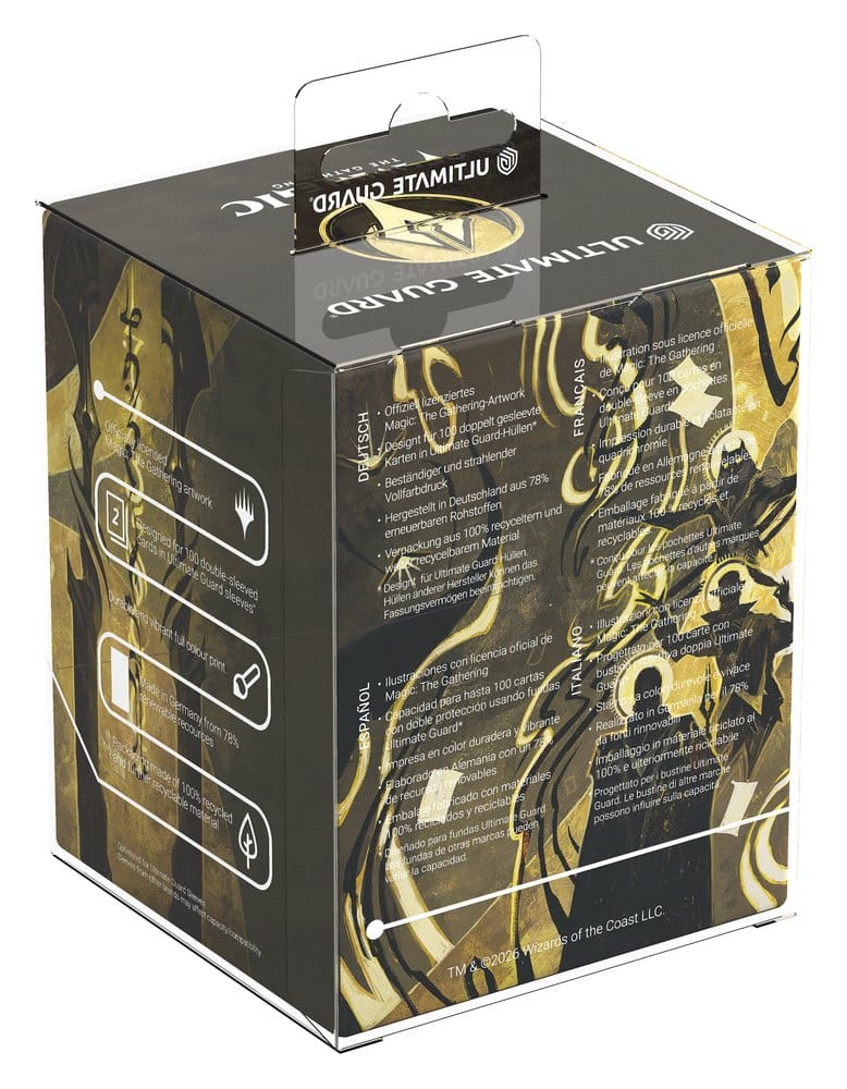 Ultimate Guard Boulder 100+ Deck Box per Magic: The Gathering "Secrets of Strixhaven" - Silverquill
