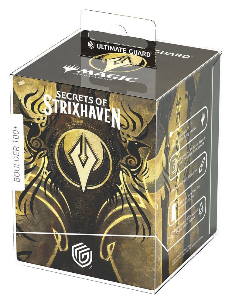 Ultimate Guard Boulder 100+ Deck Box per Magic: The Gathering "Secrets of Strixhaven" - Silverquill