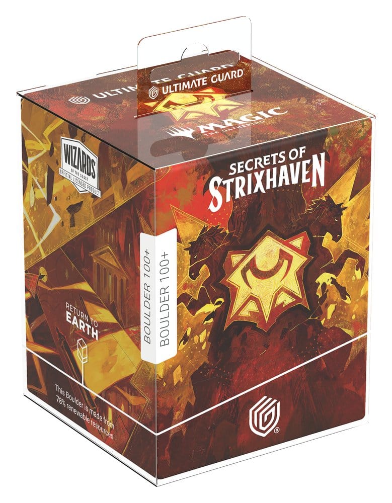 Ultimate Guard RTE Boulder 100+ Deck Box per Magic: The Gathering "Secrets of Strixhaven" - Lorehold