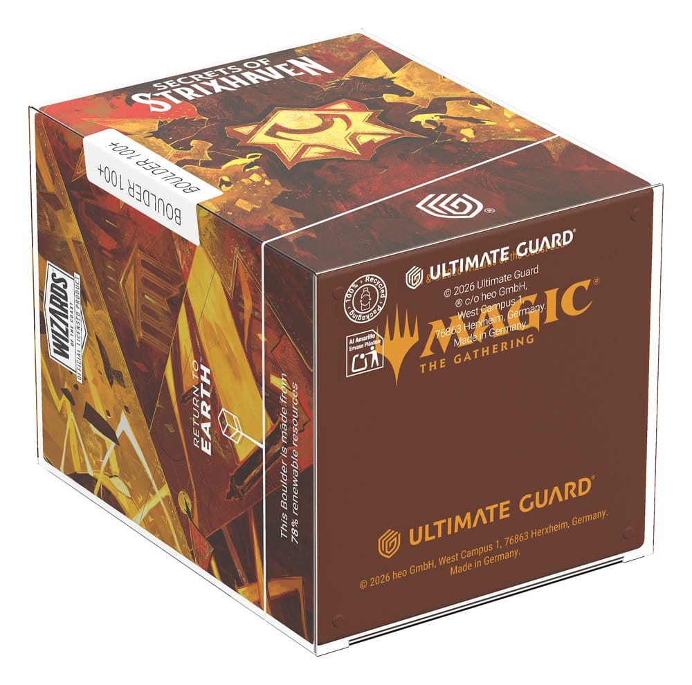 Ultimate Guard RTE Boulder 100+ Deck Box per Magic: The Gathering "Secrets of Strixhaven" - Lorehold