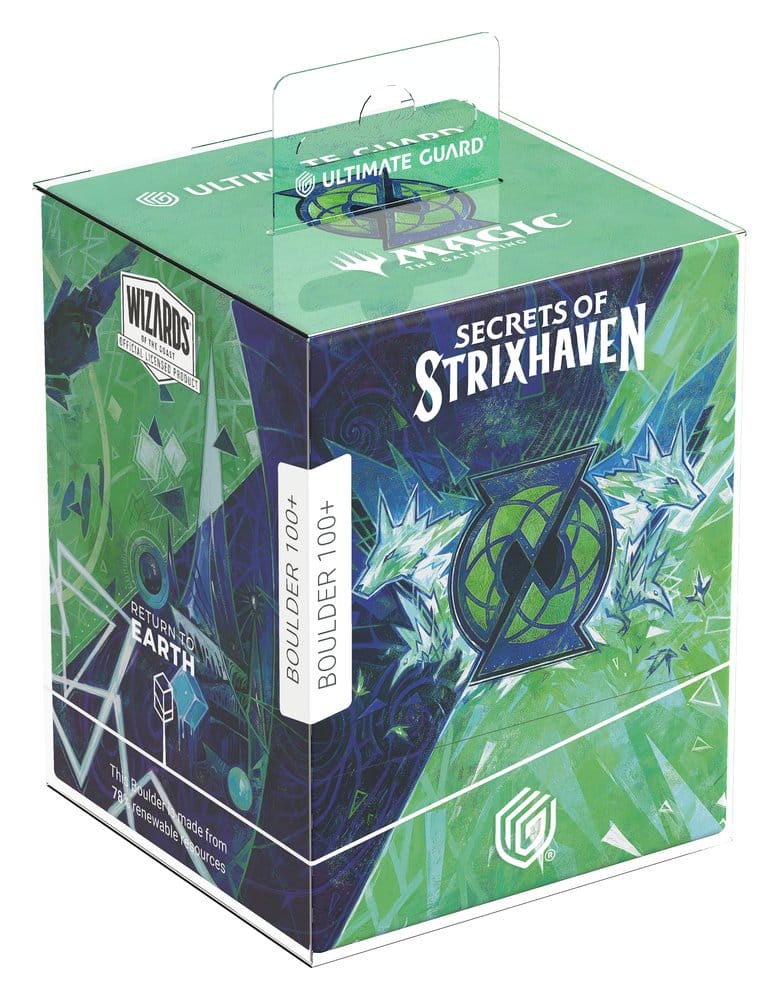 Porta carte rigido Ultimate Guard Boulder 100+ Magic: The Gathering "Secrets of Strixhaven" - Quandrix