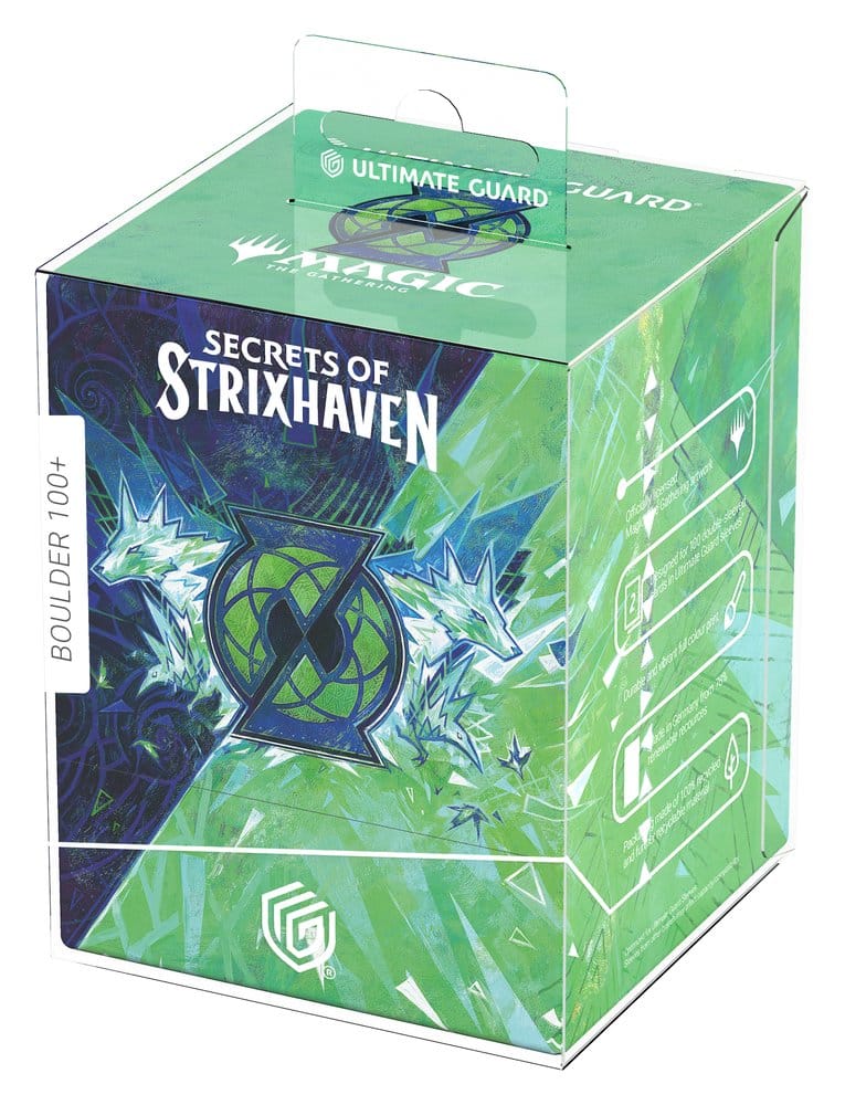 Porta carte rigido Ultimate Guard Boulder 100+ Magic: The Gathering "Secrets of Strixhaven" - Quandrix