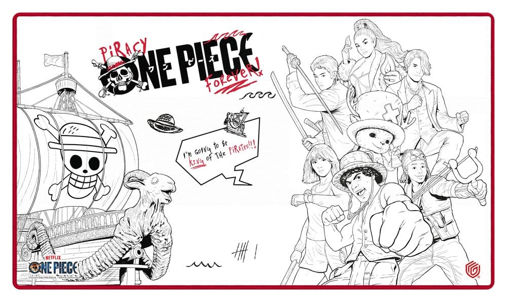 Ultimate Guard Play-Mat Standard One Piece - Sketch, 61x35 cm