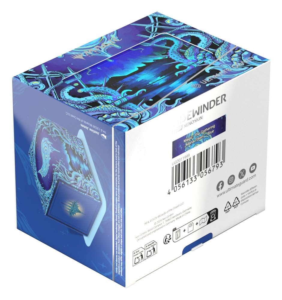 Scatola portamazzo Ultimate Guard Sidewinder 100+ Xenoskin Magic: The Gathering "Mana Token" - Island