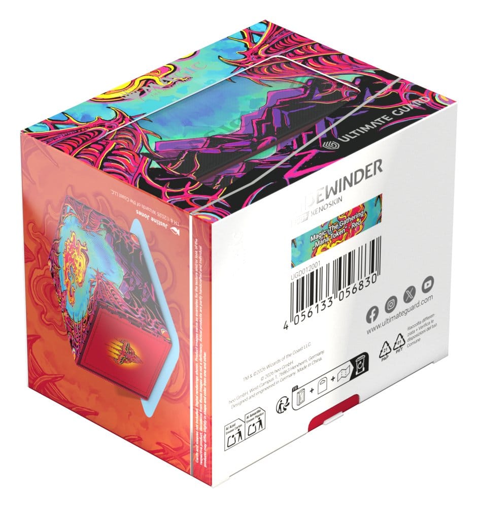 Scatola portamazzo Ultimate Guard Sidewinder 100+ Xenoskin Magic: The Gathering "Mana Token" - Mountain