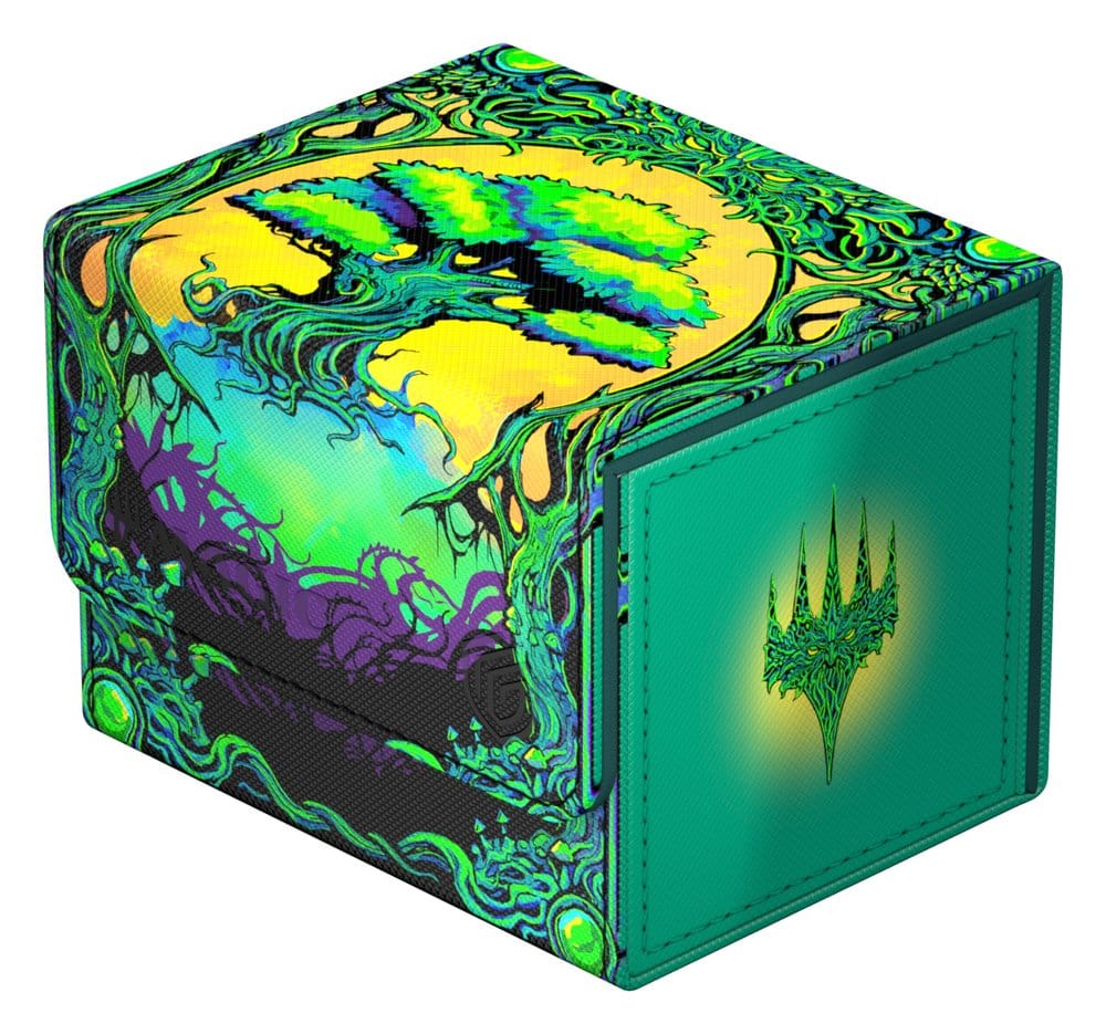 Scatola portamazzo Ultimate Guard Sidewinder 100+ Xenoskin Magic: The Gathering "Mana Token" - Forest