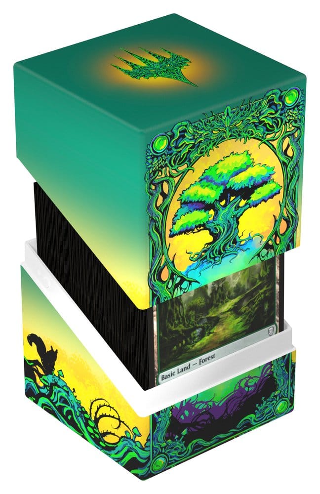 Deck Box Ultimate Guard RTE Boulder 100+ Magic: The Gathering "Mana Token" - Forest
