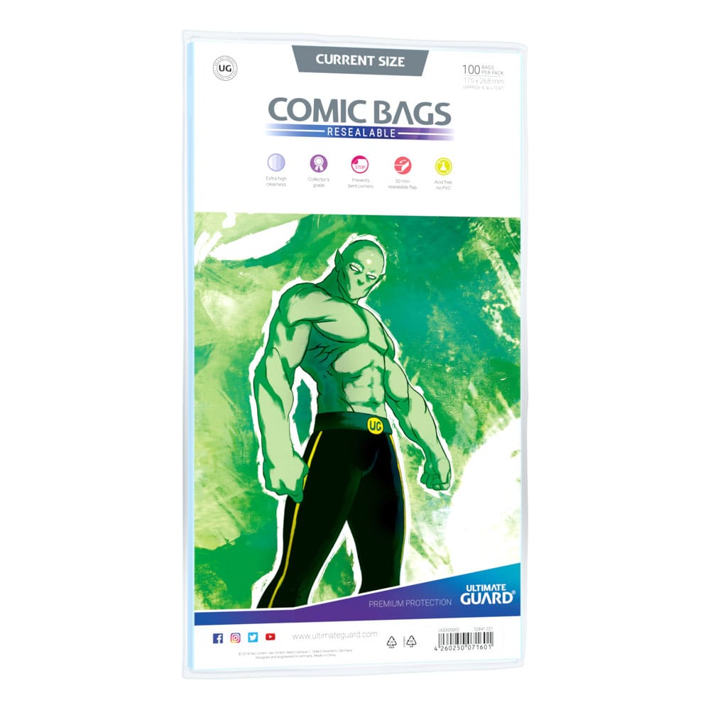 Ultimate Guard Buste per Fumetti Richiudibili (100) - Current Size