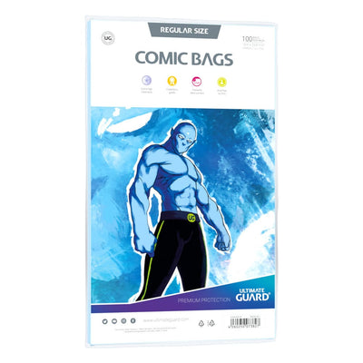 Ultimate Guard Comic Bags Standard Regular Size (100) - Sacchetti protettivi per fumetti