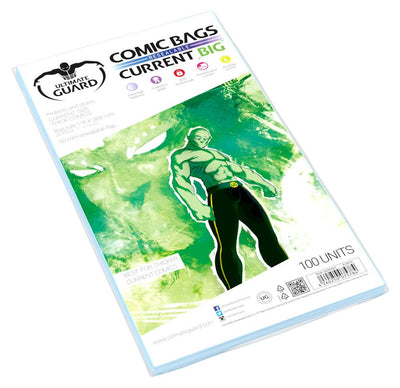 Ultimate Guard Comic Bags Richiudibili (100) - Formato Current Big Size