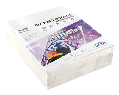 Ultimate Guard Comic Backing Boards (100) - Magazine Size - Supporti per Fumetti