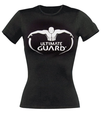 Ultimate Guard T-Shirt Donna Logo Nero Taglia XS