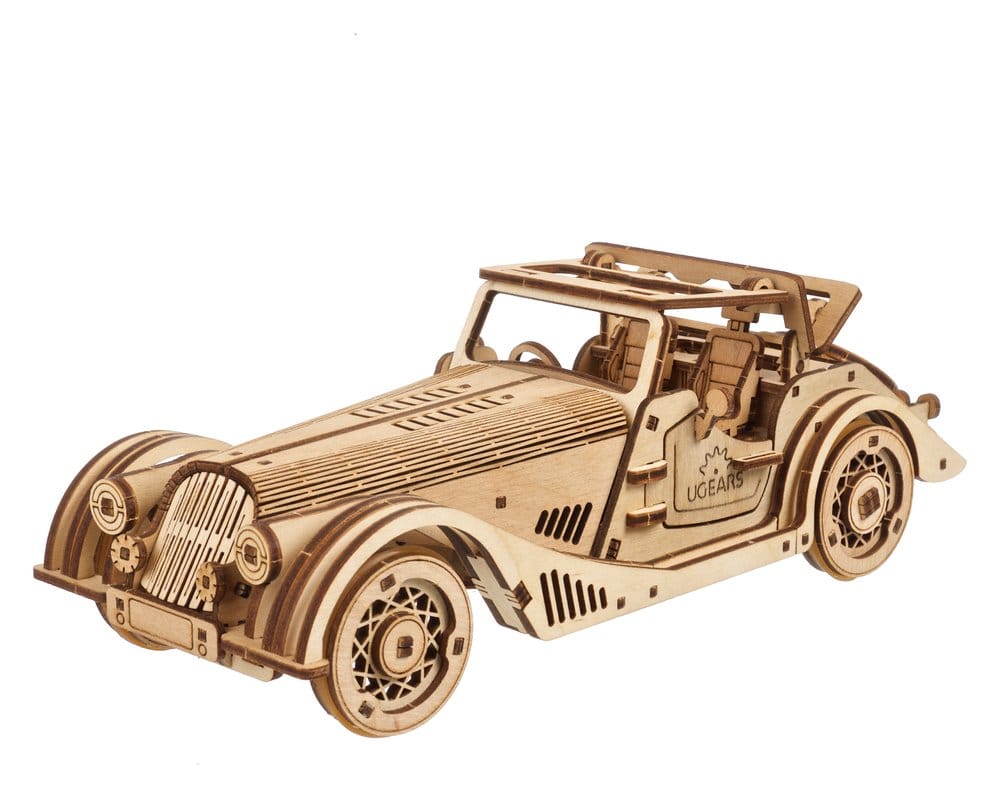 Ugears Sports Car Rapid Mouse, modellino in legno in scala 1:24 della serie Dual Motors