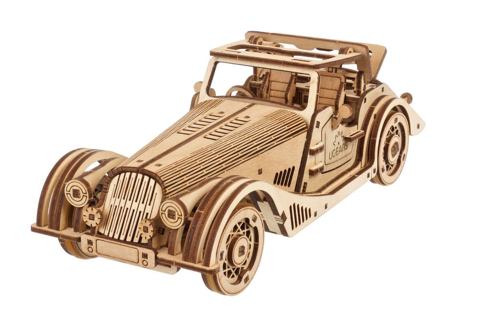 Ugears Sports Car Rapid Mouse, modellino in legno in scala 1:24 della serie Dual Motors