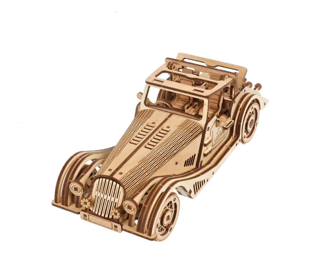 Ugears Sports Car Rapid Mouse, modellino in legno in scala 1:24 della serie Dual Motors