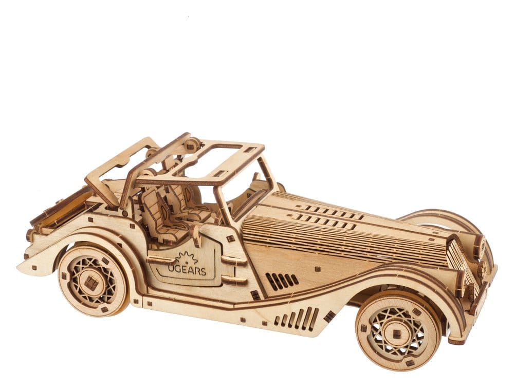 Ugears Sports Car Rapid Mouse, modellino in legno in scala 1:24 della serie Dual Motors