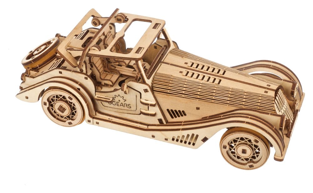 Ugears Sports Car Rapid Mouse, modellino in legno in scala 1:24 della serie Dual Motors