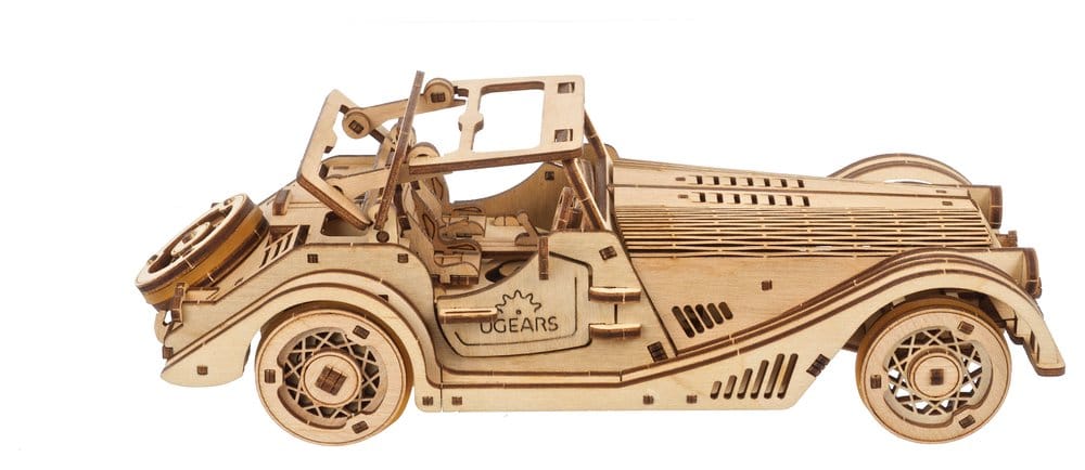 Ugears Sports Car Rapid Mouse, modellino in legno in scala 1:24 della serie Dual Motors