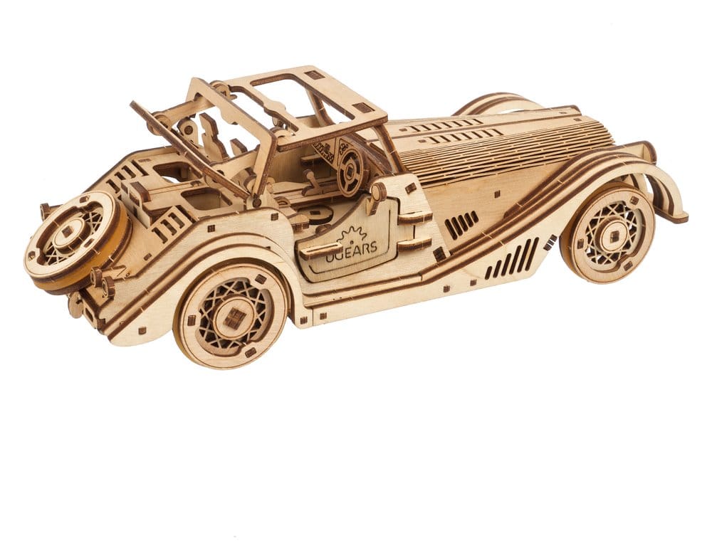 Ugears Sports Car Rapid Mouse, modellino in legno in scala 1:24 della serie Dual Motors