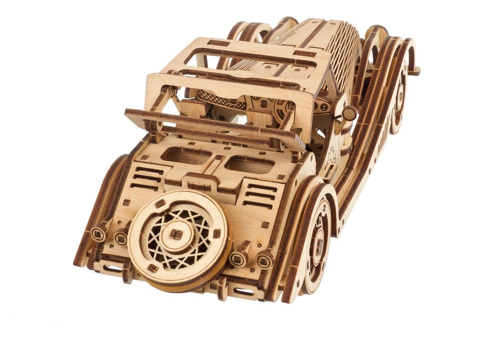 Ugears Sports Car Rapid Mouse, modellino in legno in scala 1:24 della serie Dual Motors