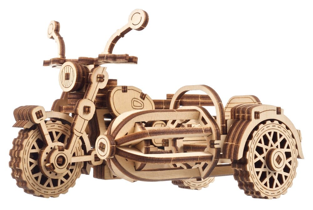 Modellino in legno Harry Potter Moto Volante di Hagrid con Sidecar Ugears
