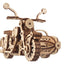 Modellino in legno Harry Potter Moto Volante di Hagrid con Sidecar Ugears